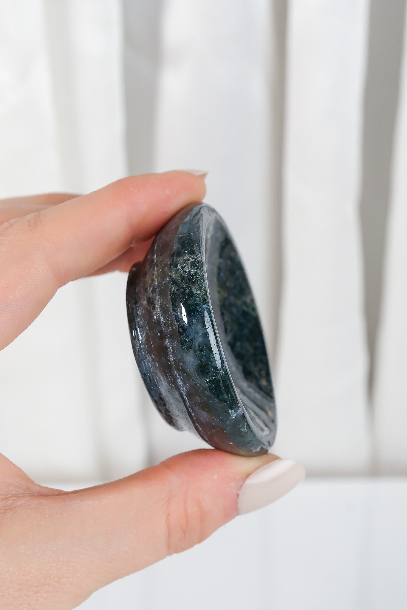Moss Agate Bowl