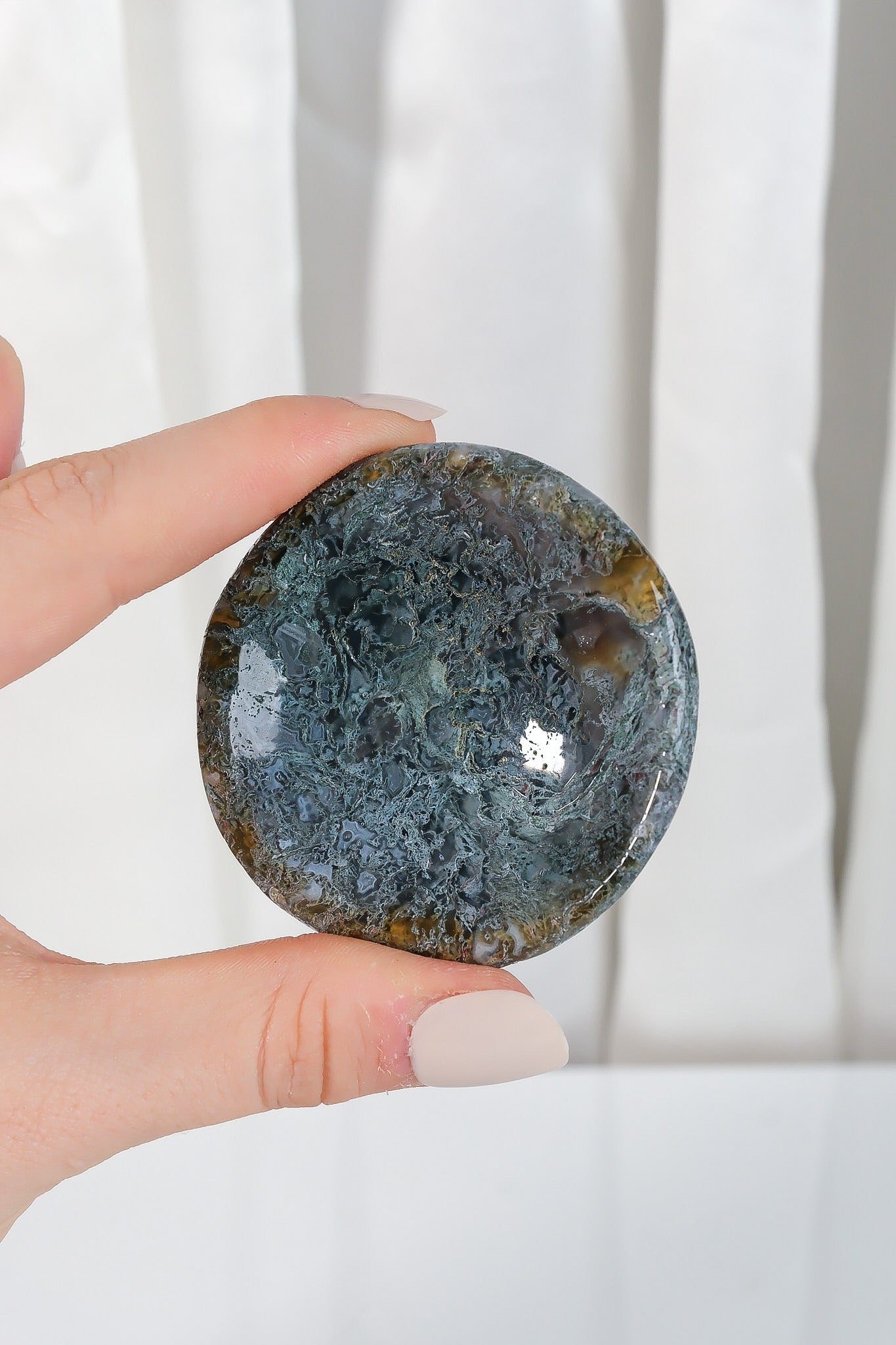 Moss Agate Bowl