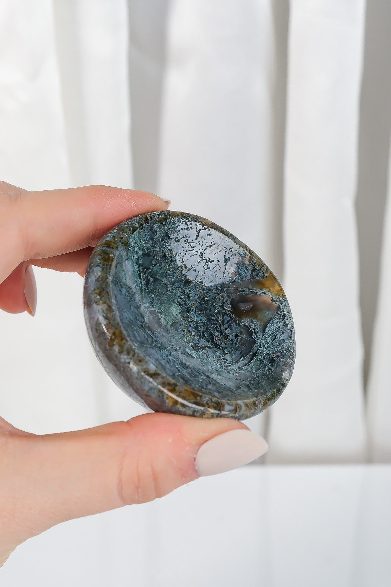 Moss Agate Bowl