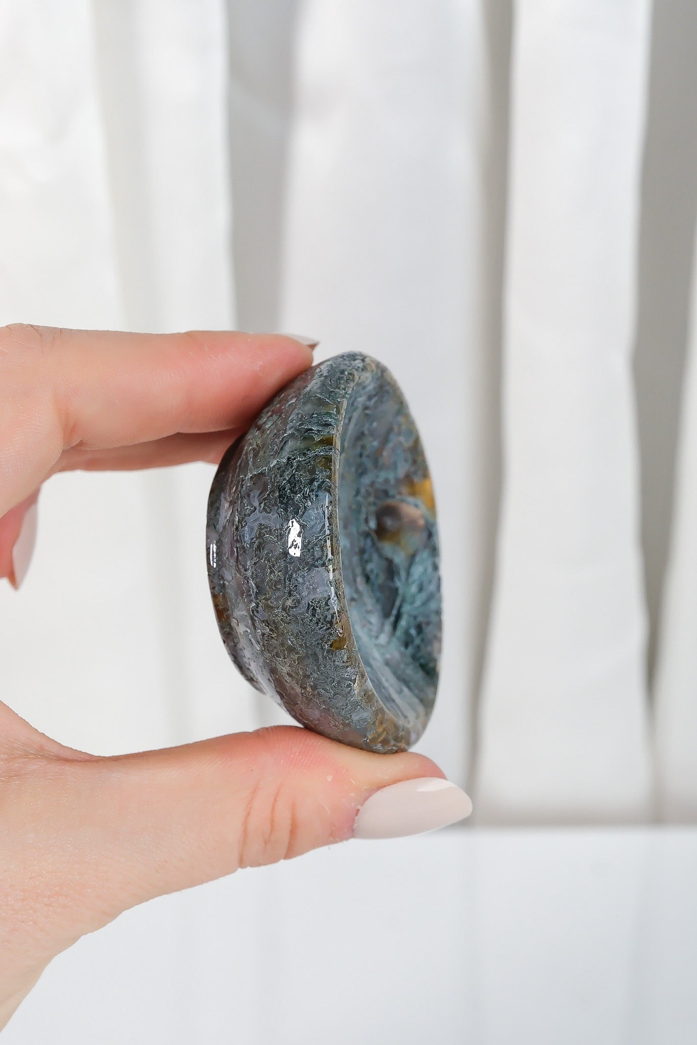 Moss Agate Bowl