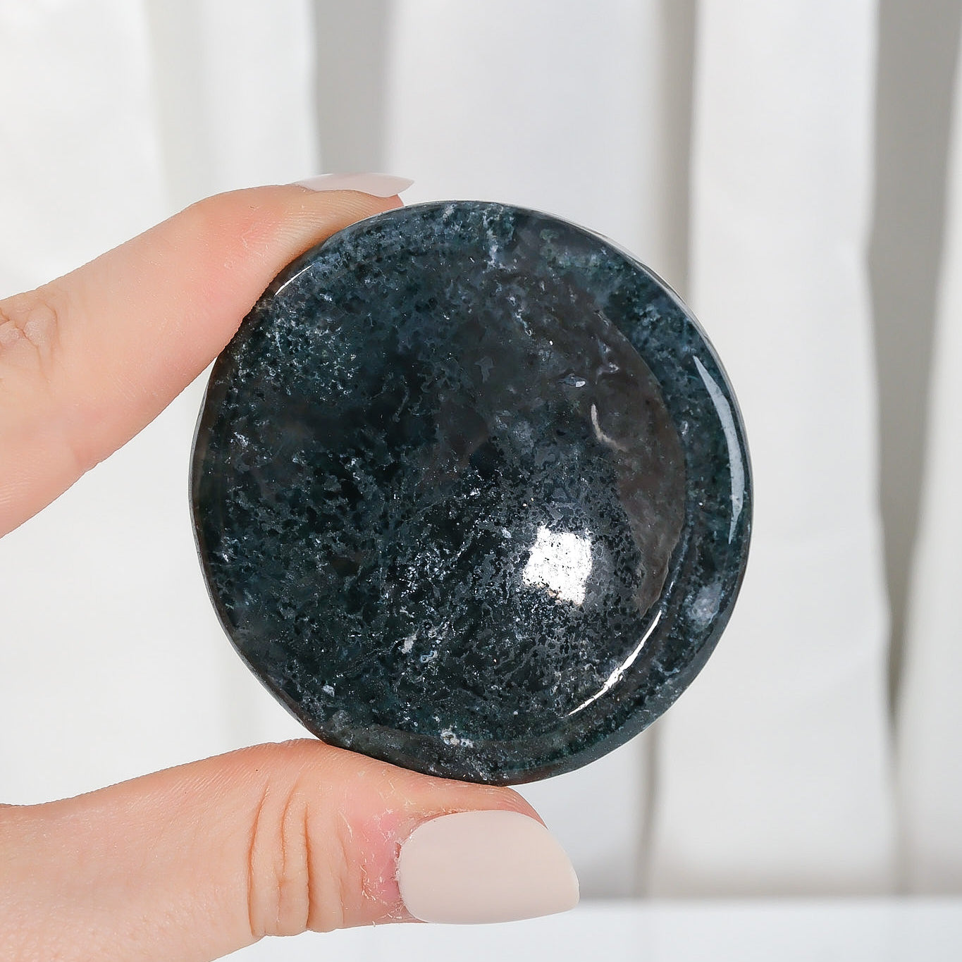 Moss Agate Bowl