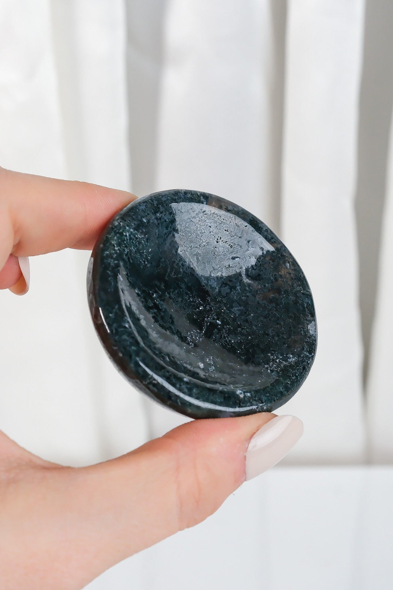 Moss Agate Bowl