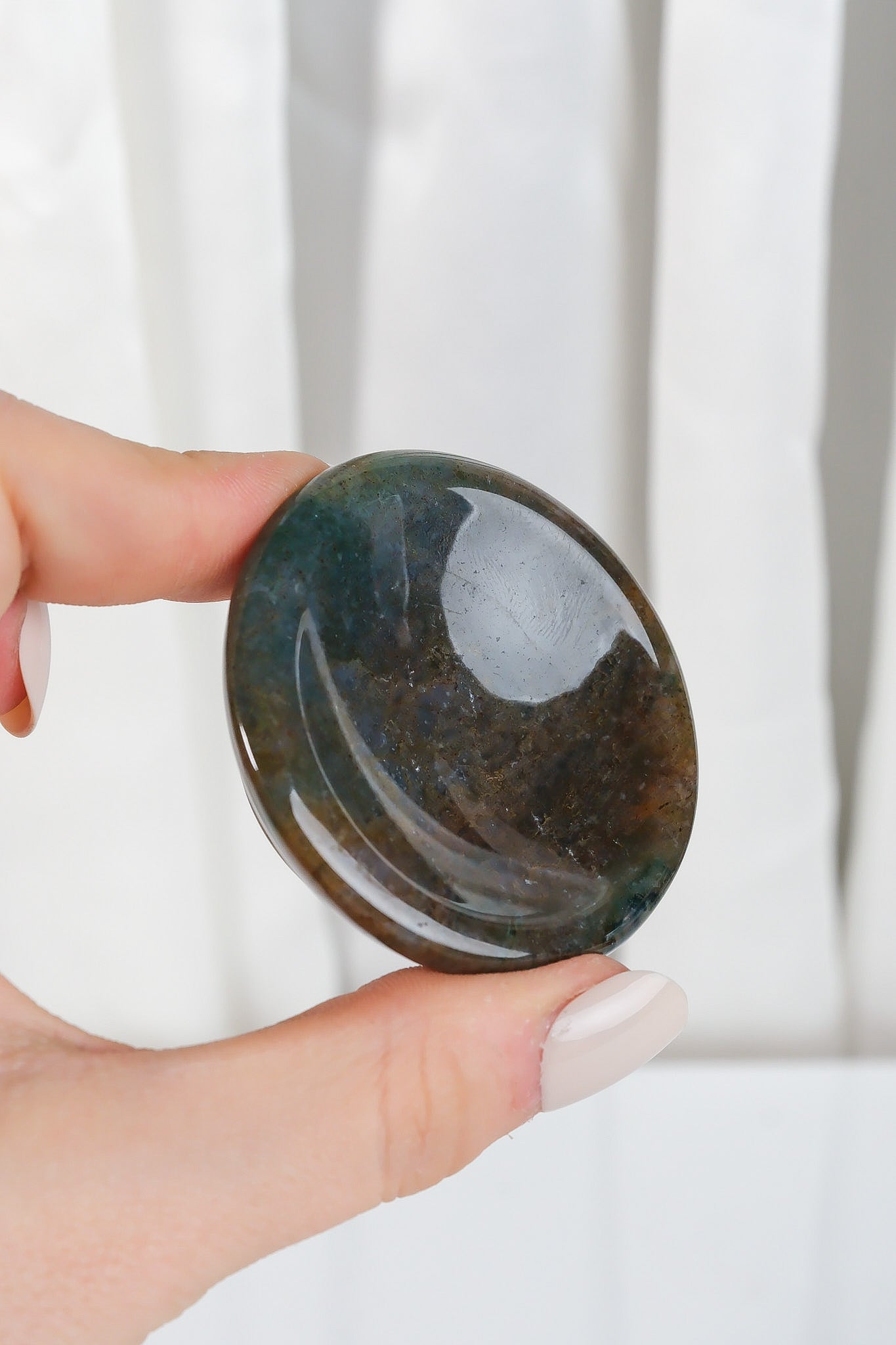Moss Agate Bowl