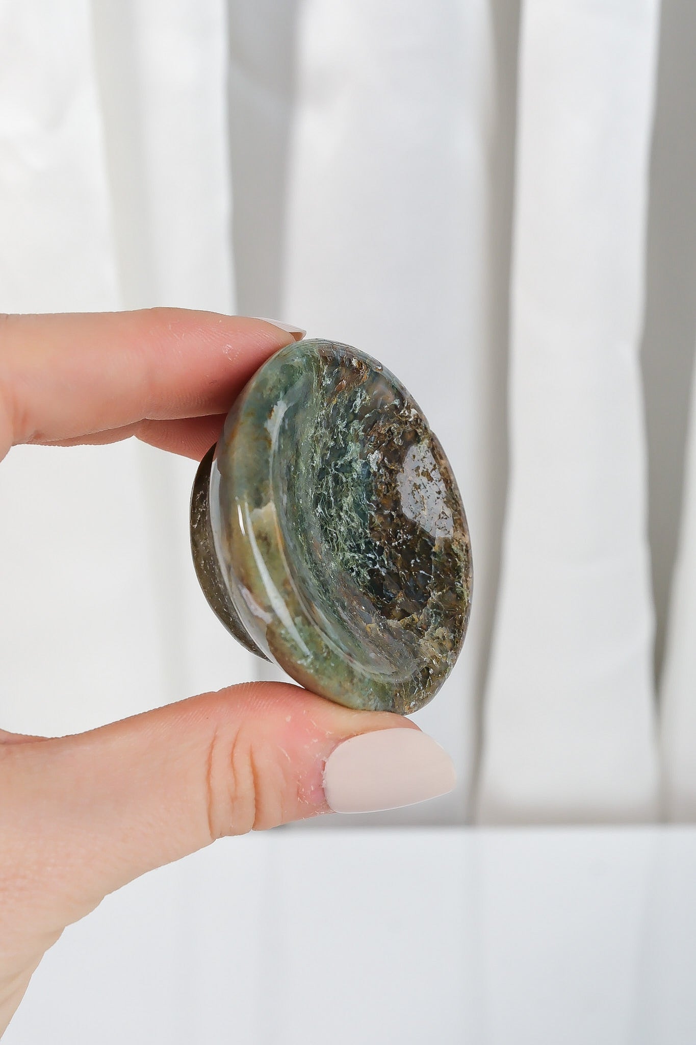 Moss Agate Bowl