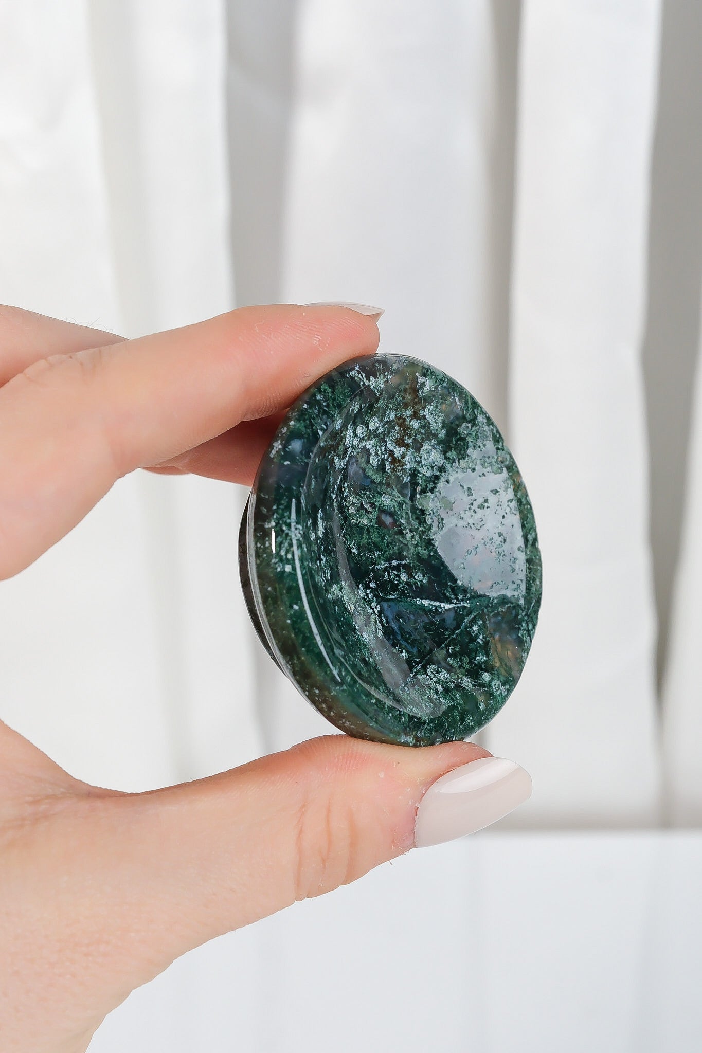 Moss Agate Bowl