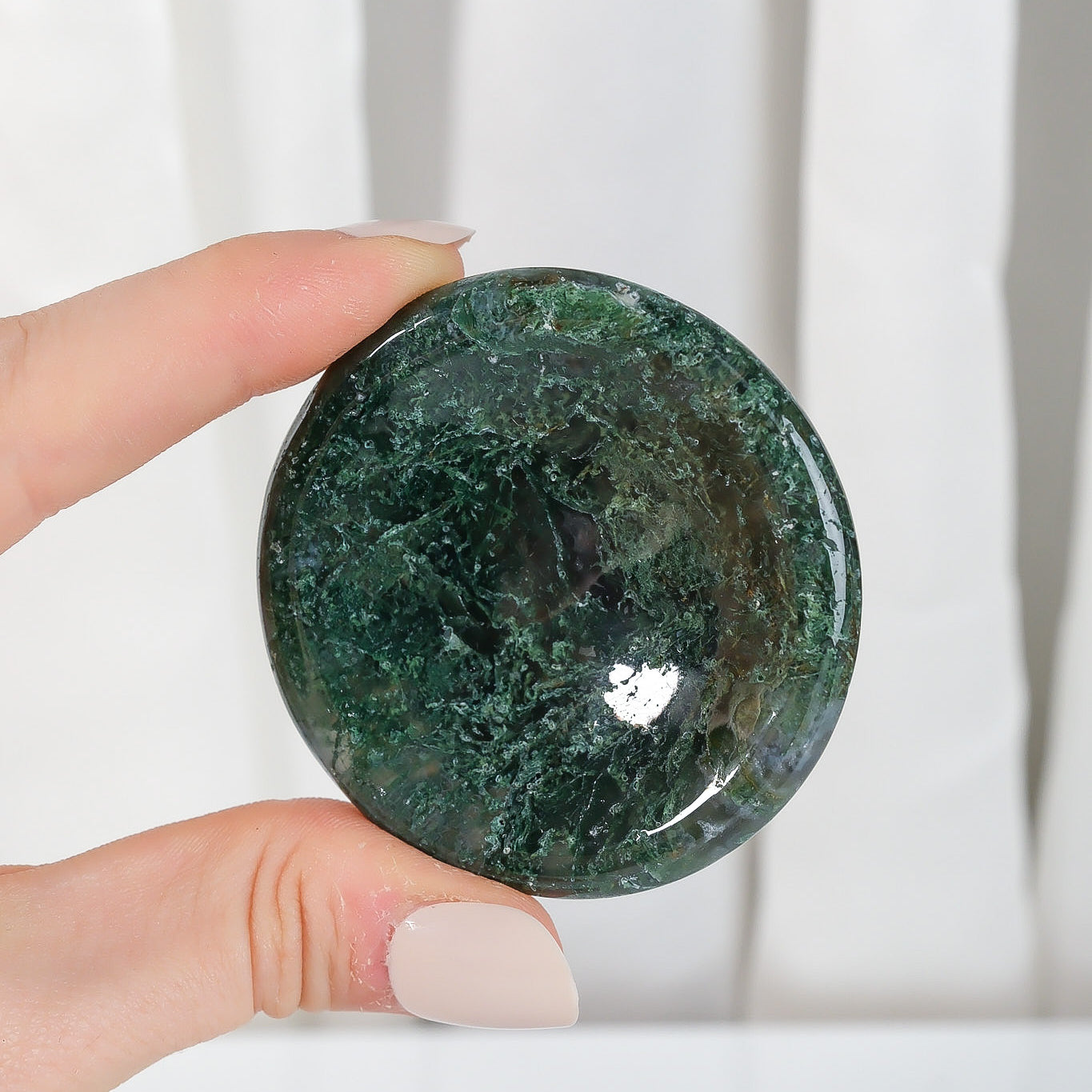 Moss Agate Bowl