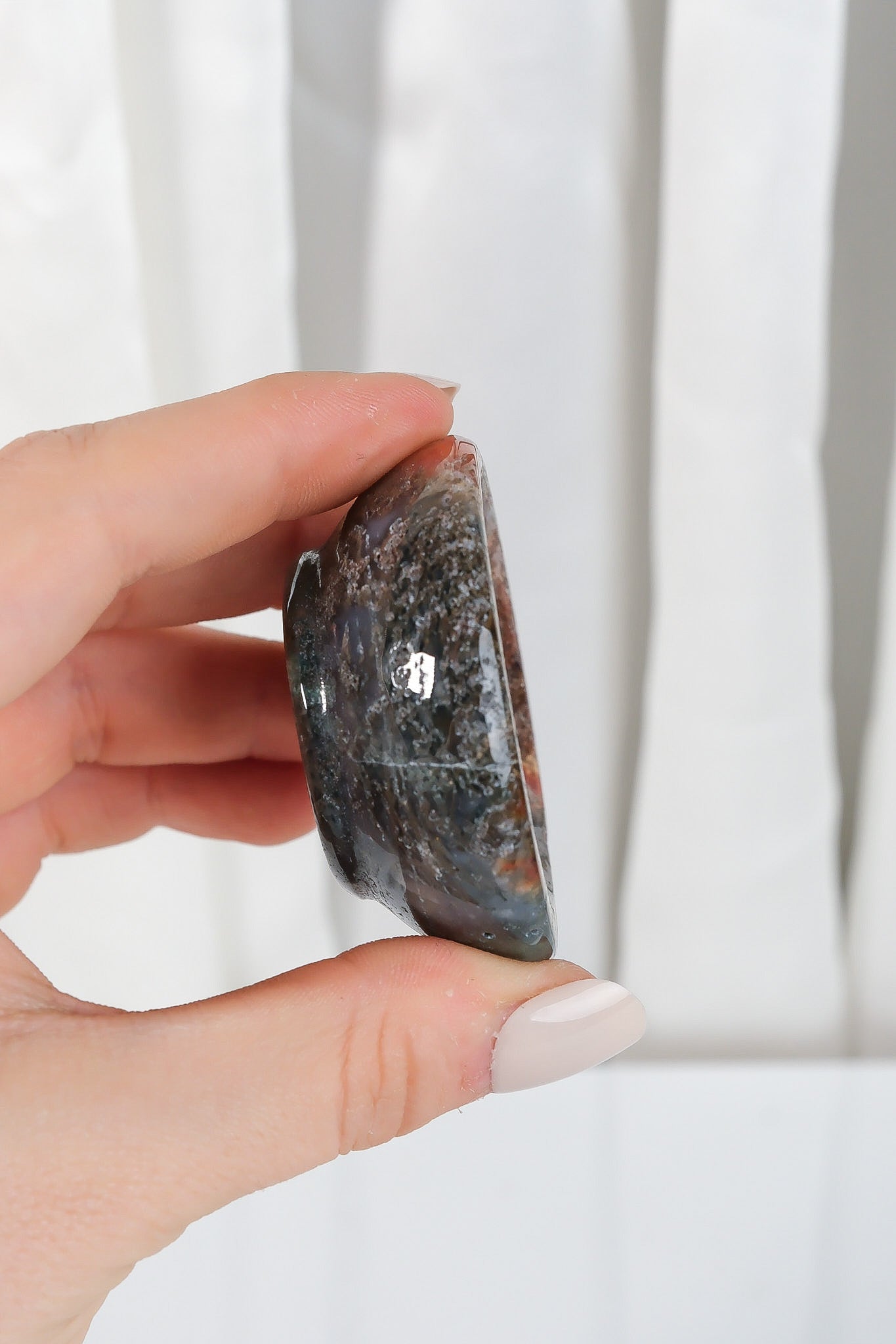 Moss Agate Bowl
