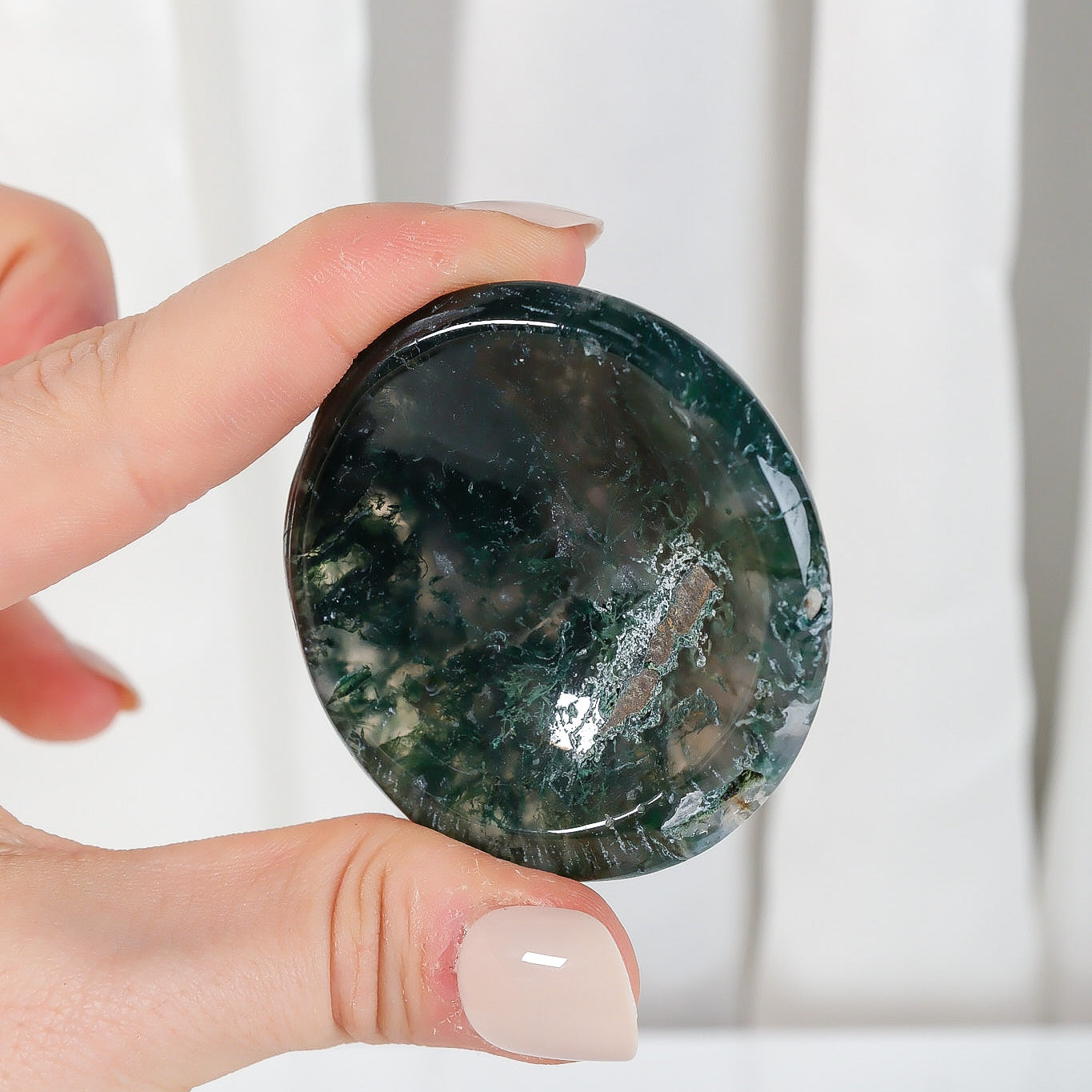 Moss Agate Bowl