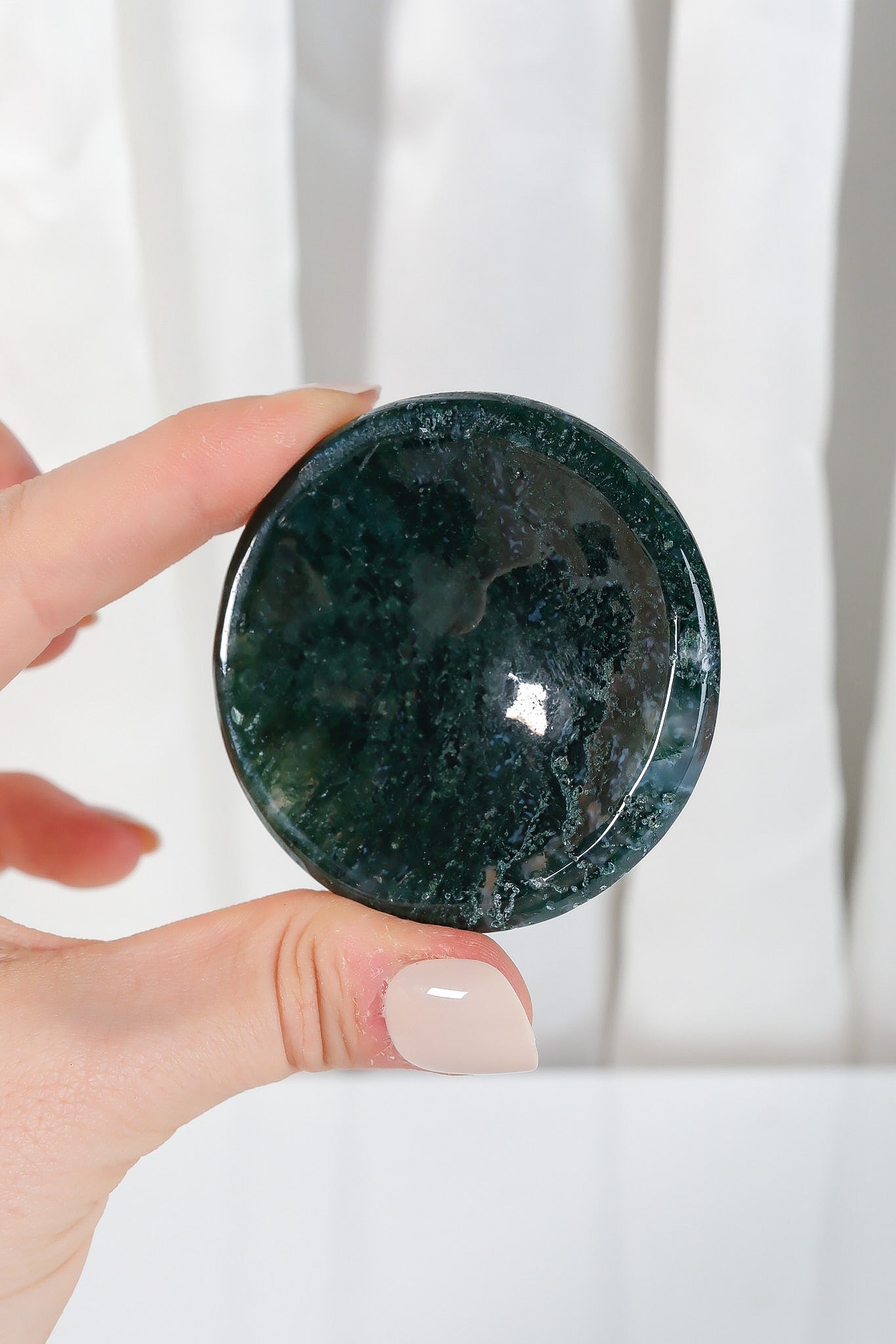 Moss Agate Bowl