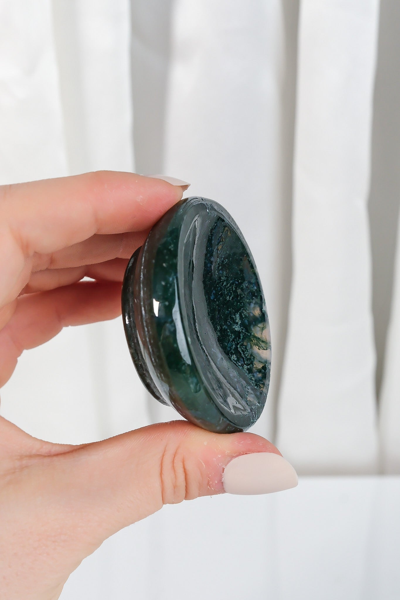 Moss Agate Bowl