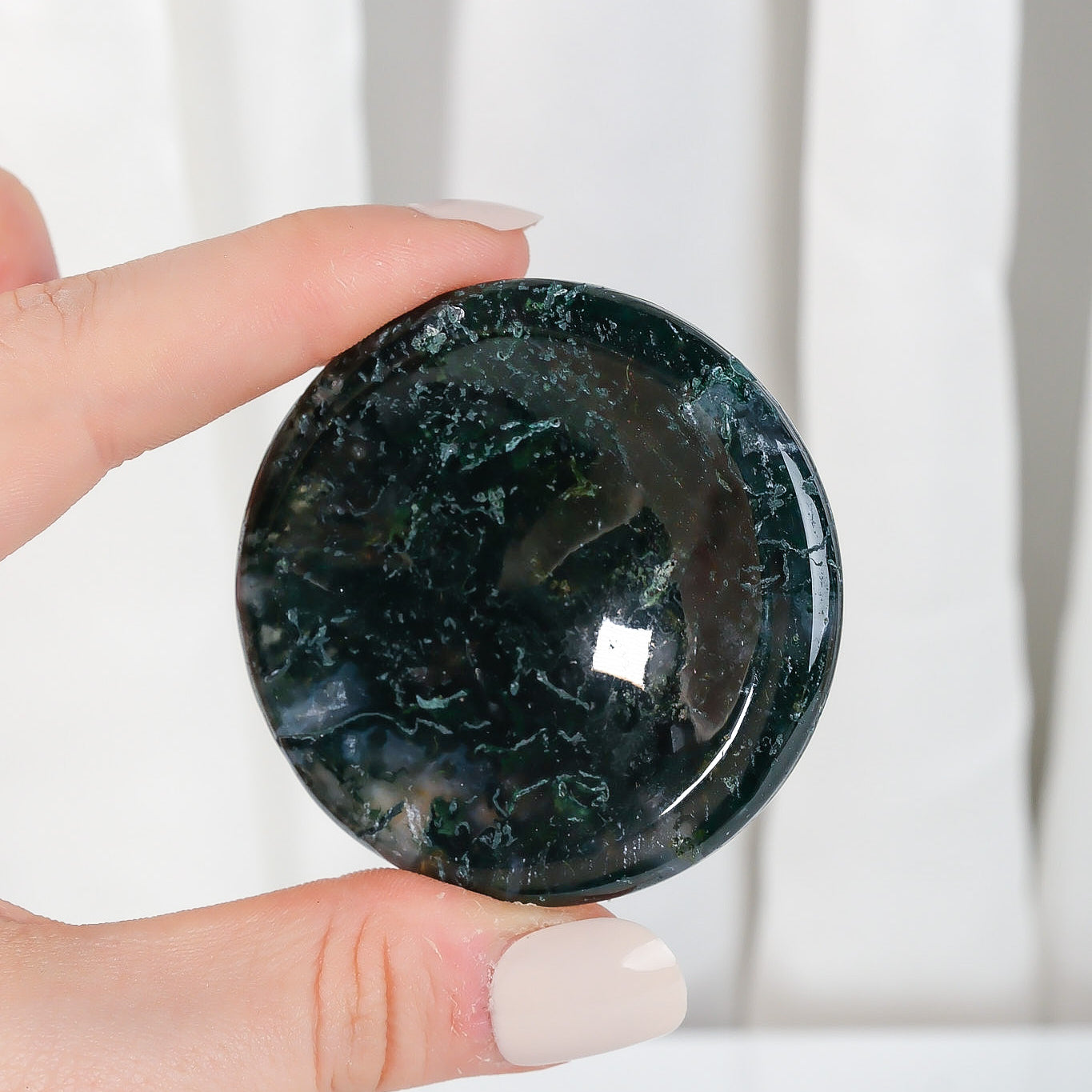 Moss Agate Bowl