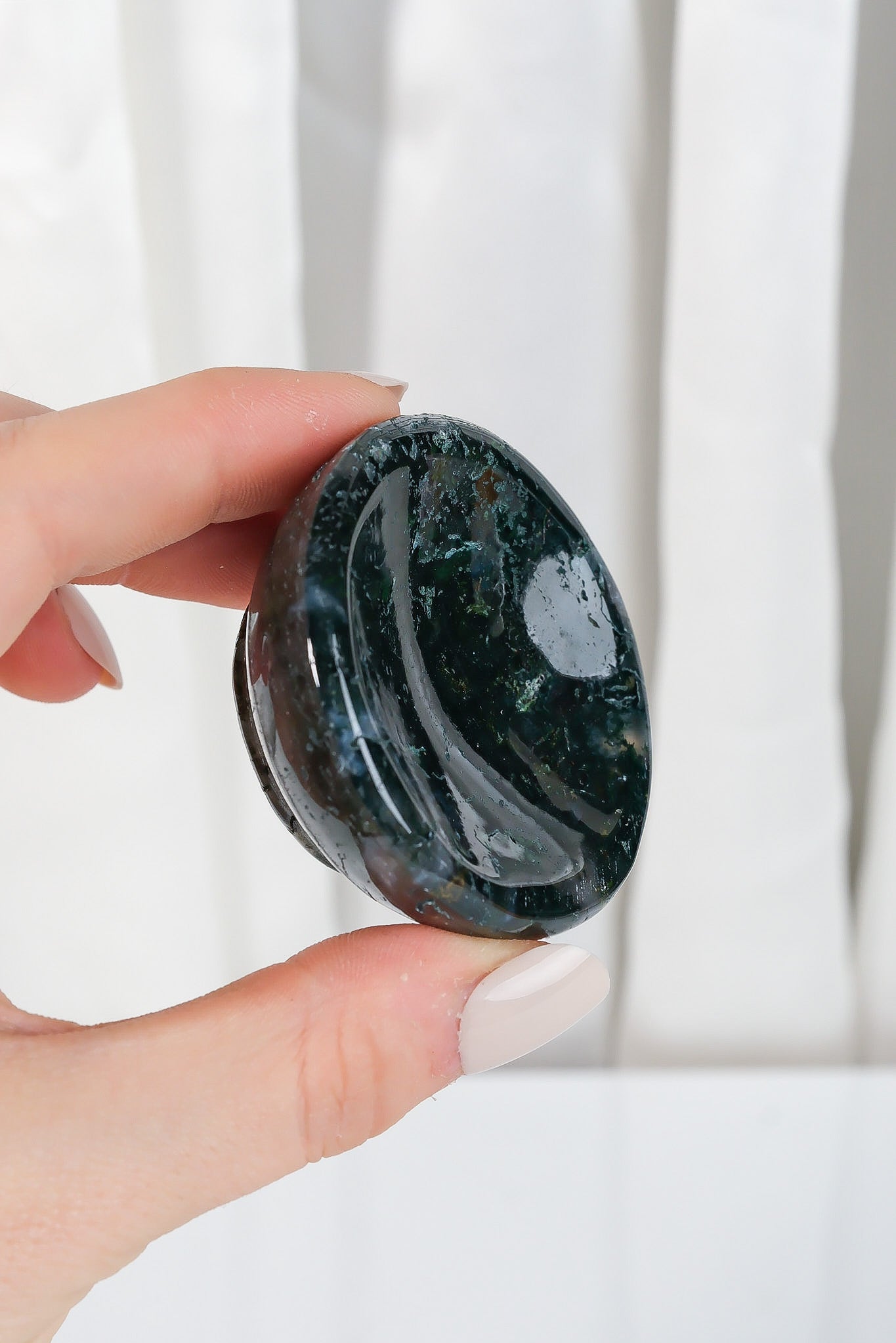 Moss Agate Bowl