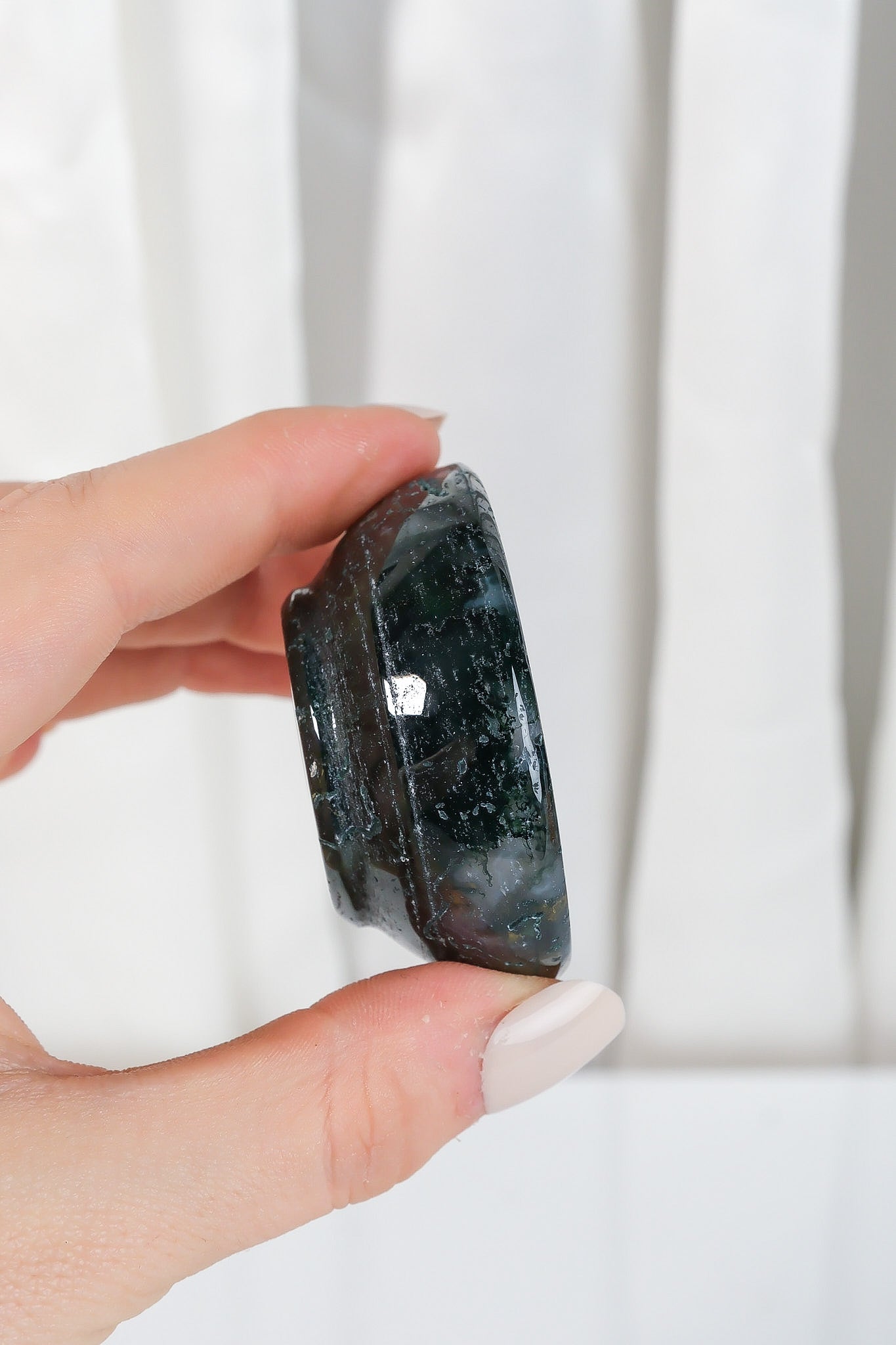 Moss Agate Bowl