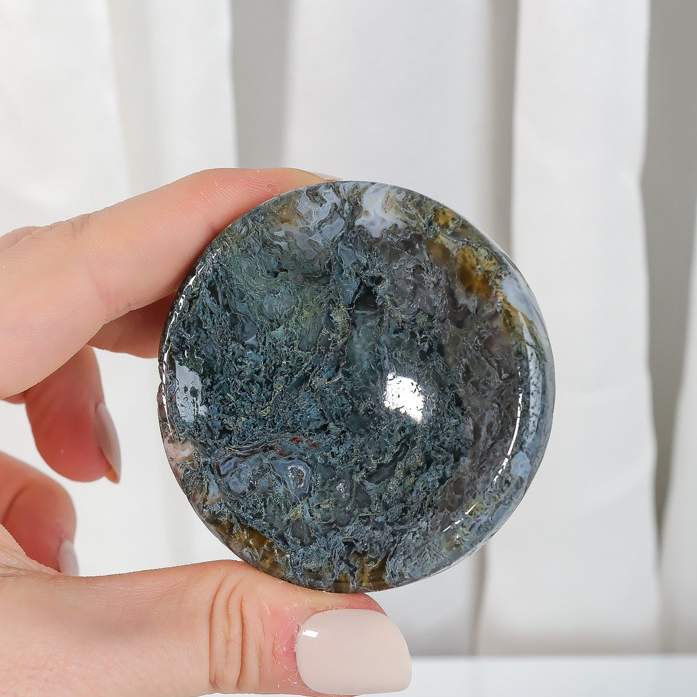 Moss Agate Bowl