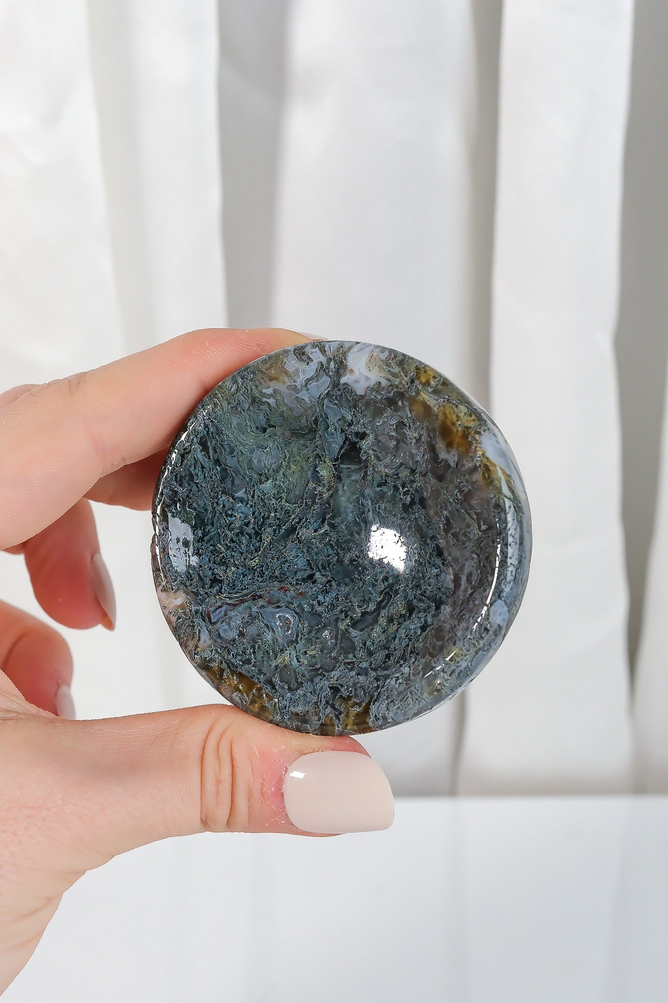 Moss Agate Bowl