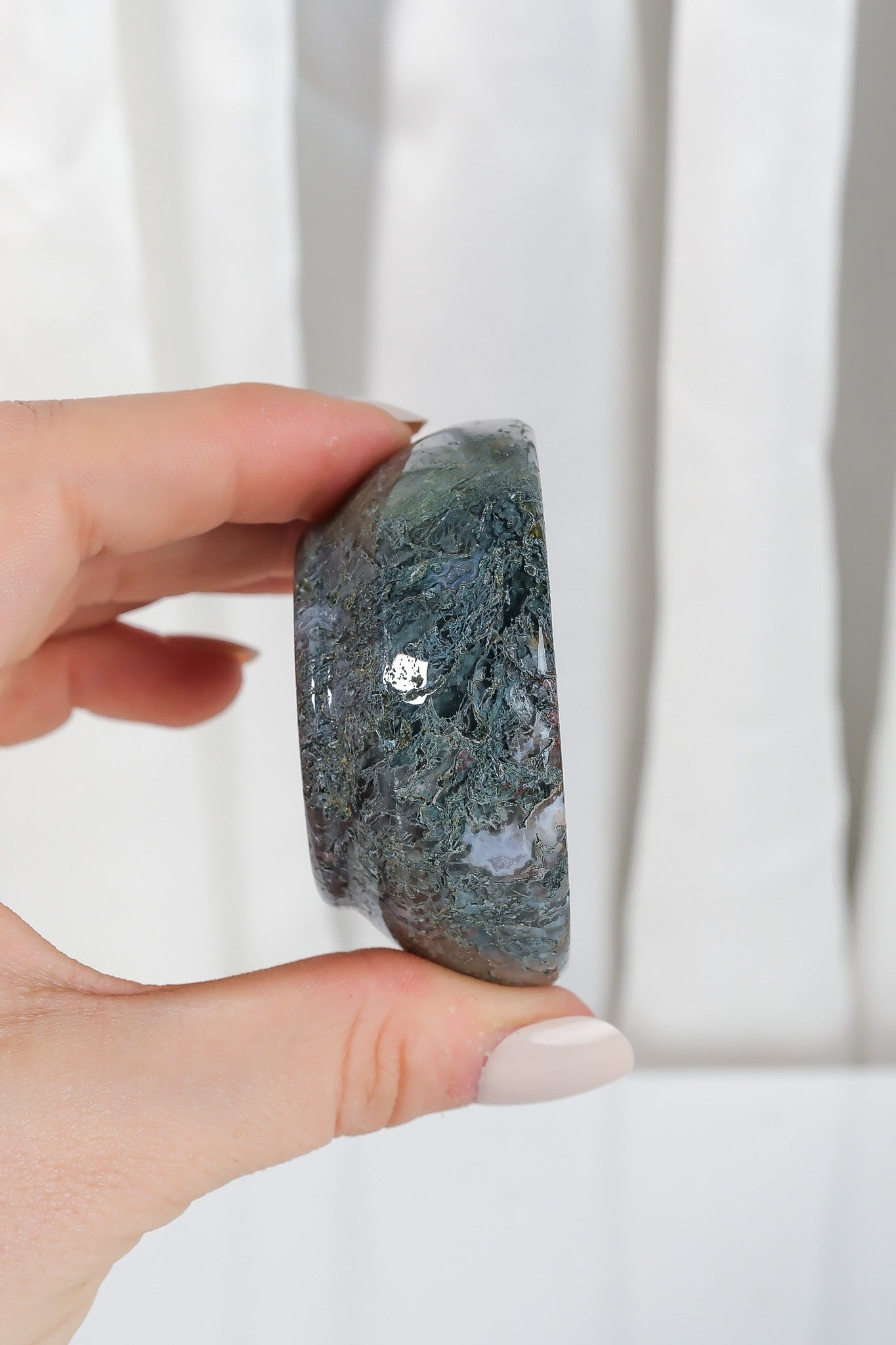 Moss Agate Bowl