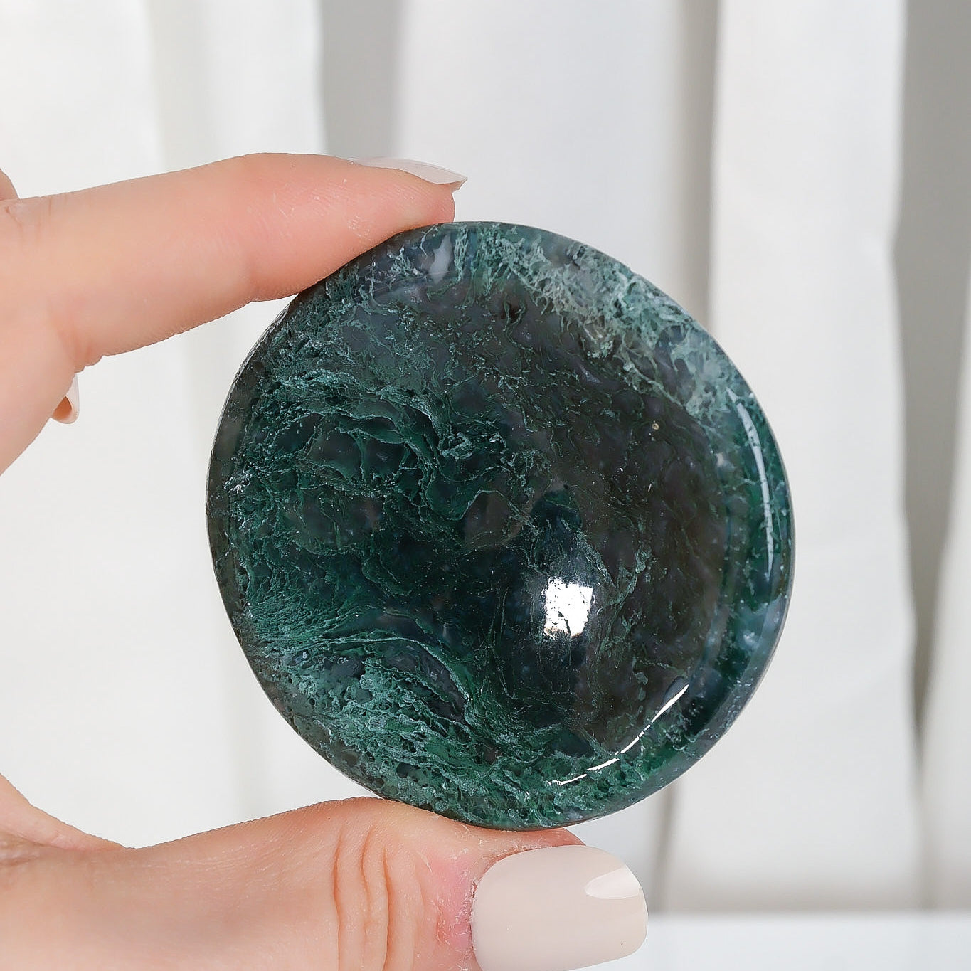 Moss Agate Bowl