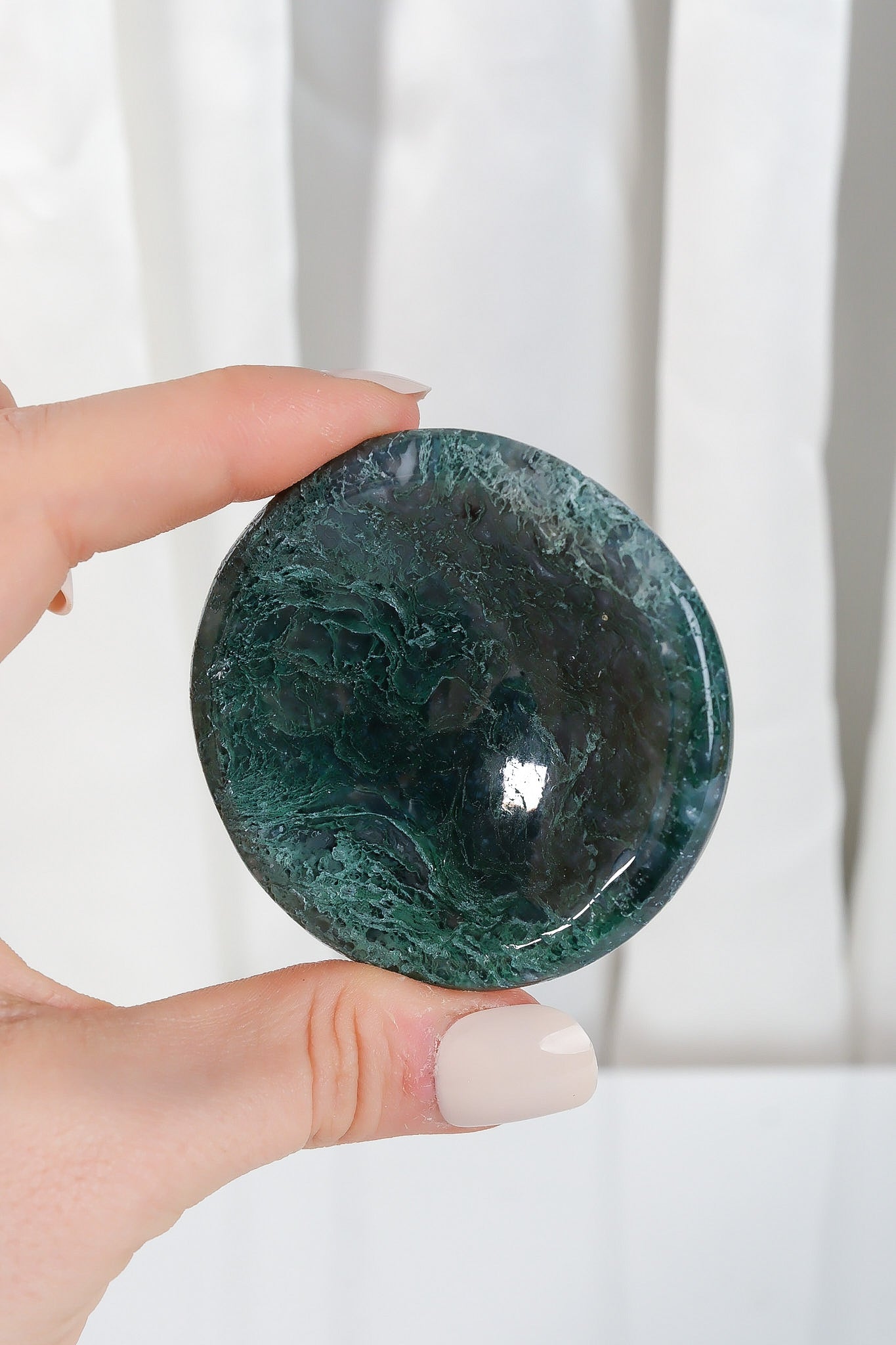 Moss Agate Bowl