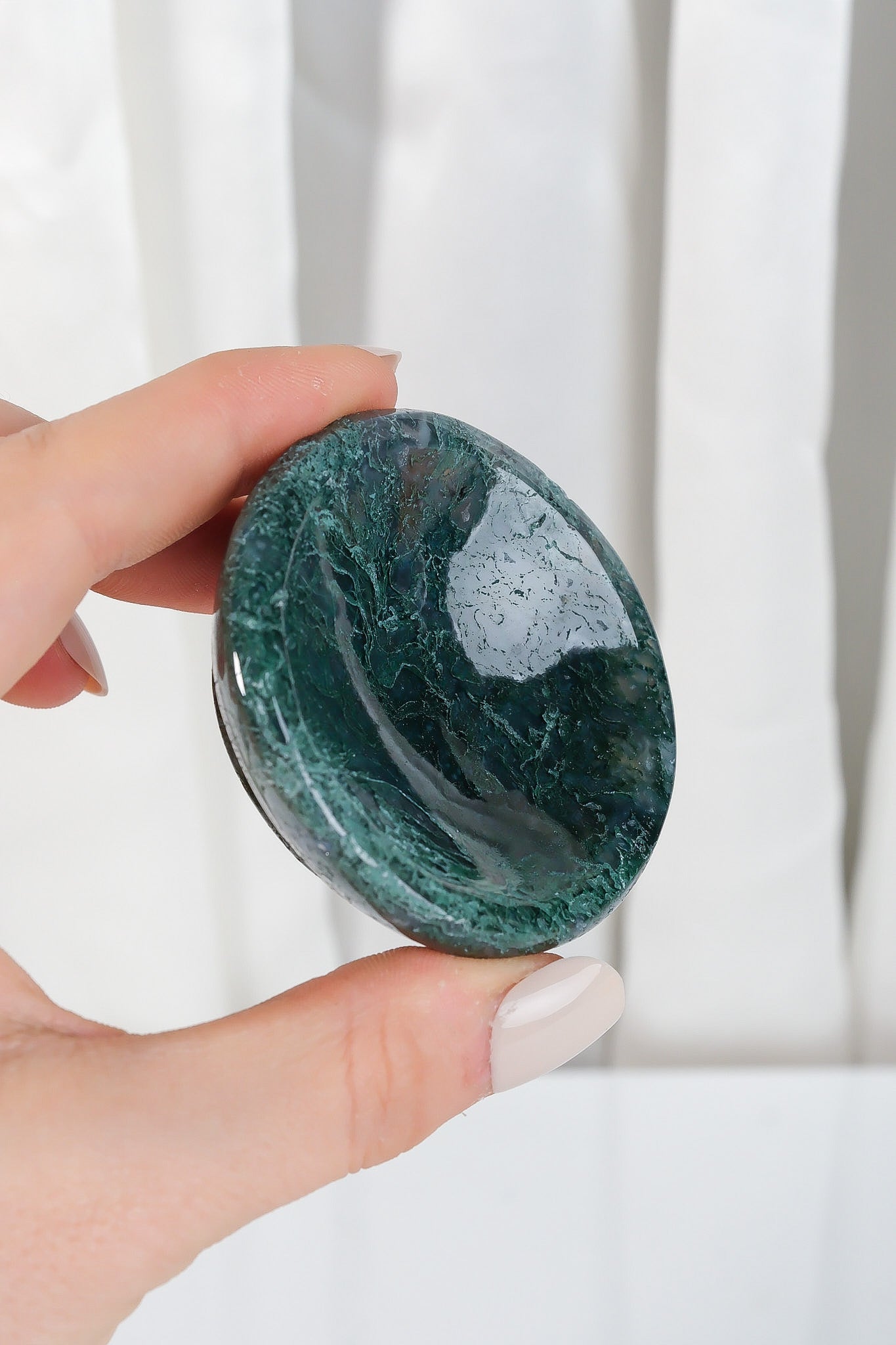 Moss Agate Bowl