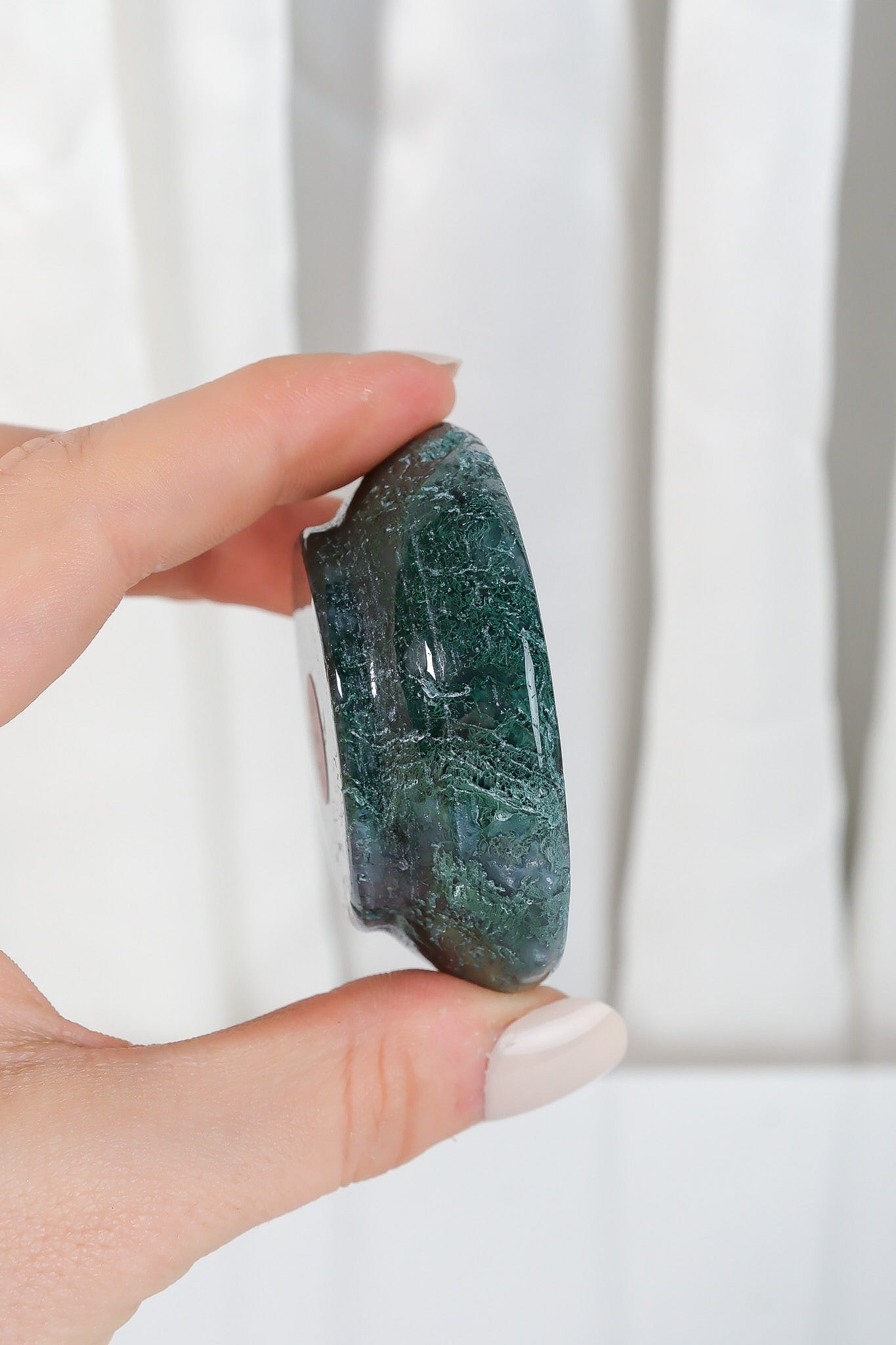 Moss Agate Bowl