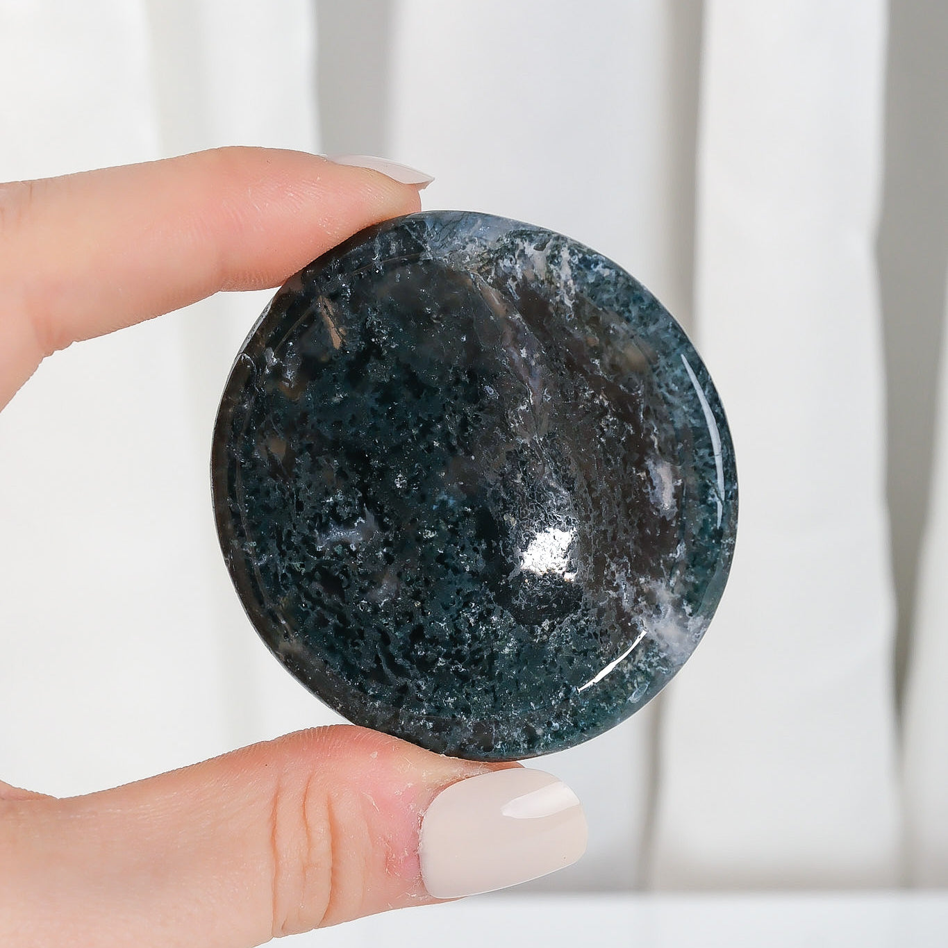 Moss Agate Bowl