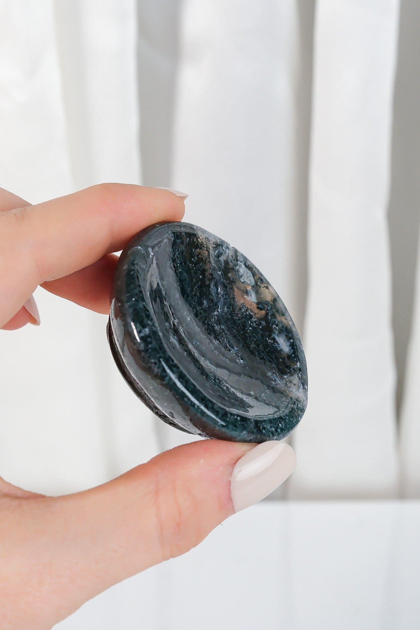 Moss Agate Bowl