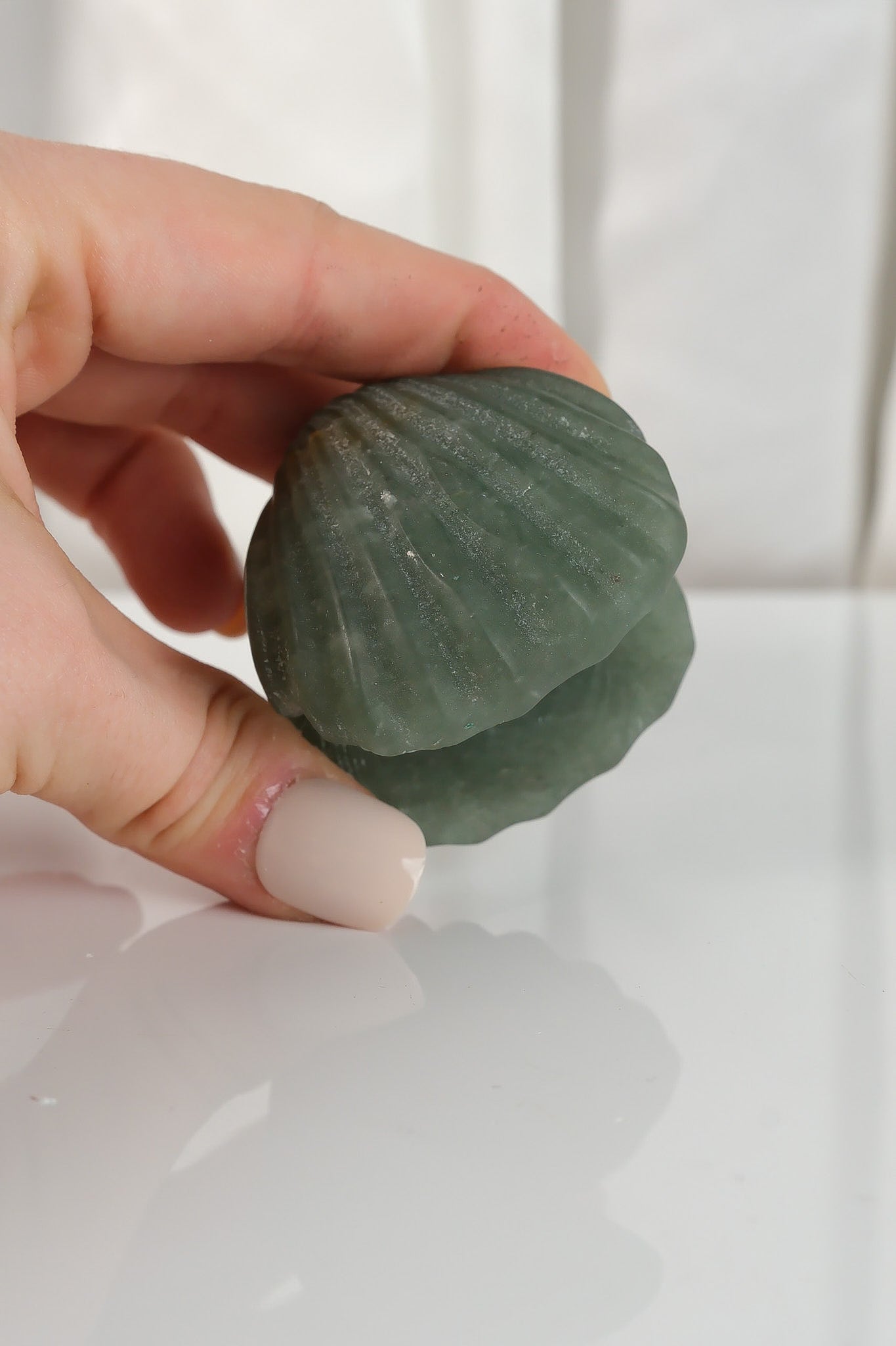 Red Vein Jasper Shell