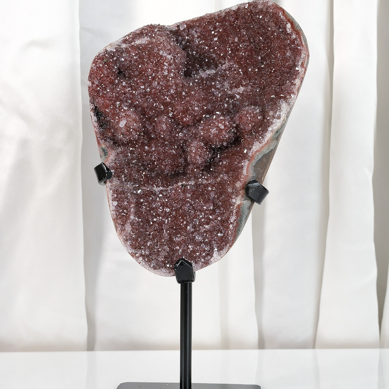 Rainbow Amethyst Cluster On Stand