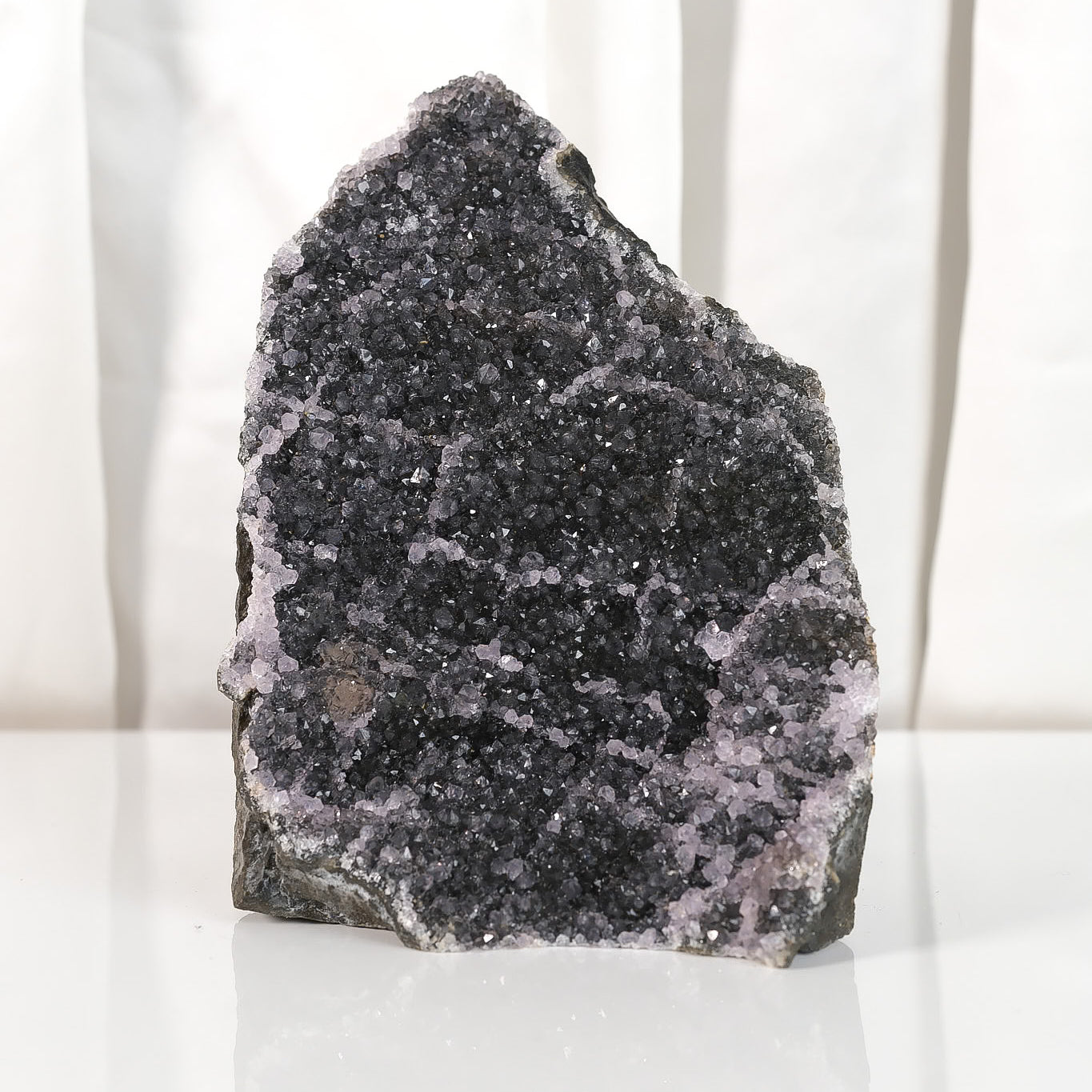 Black Galaxy Amethyst Cutbase