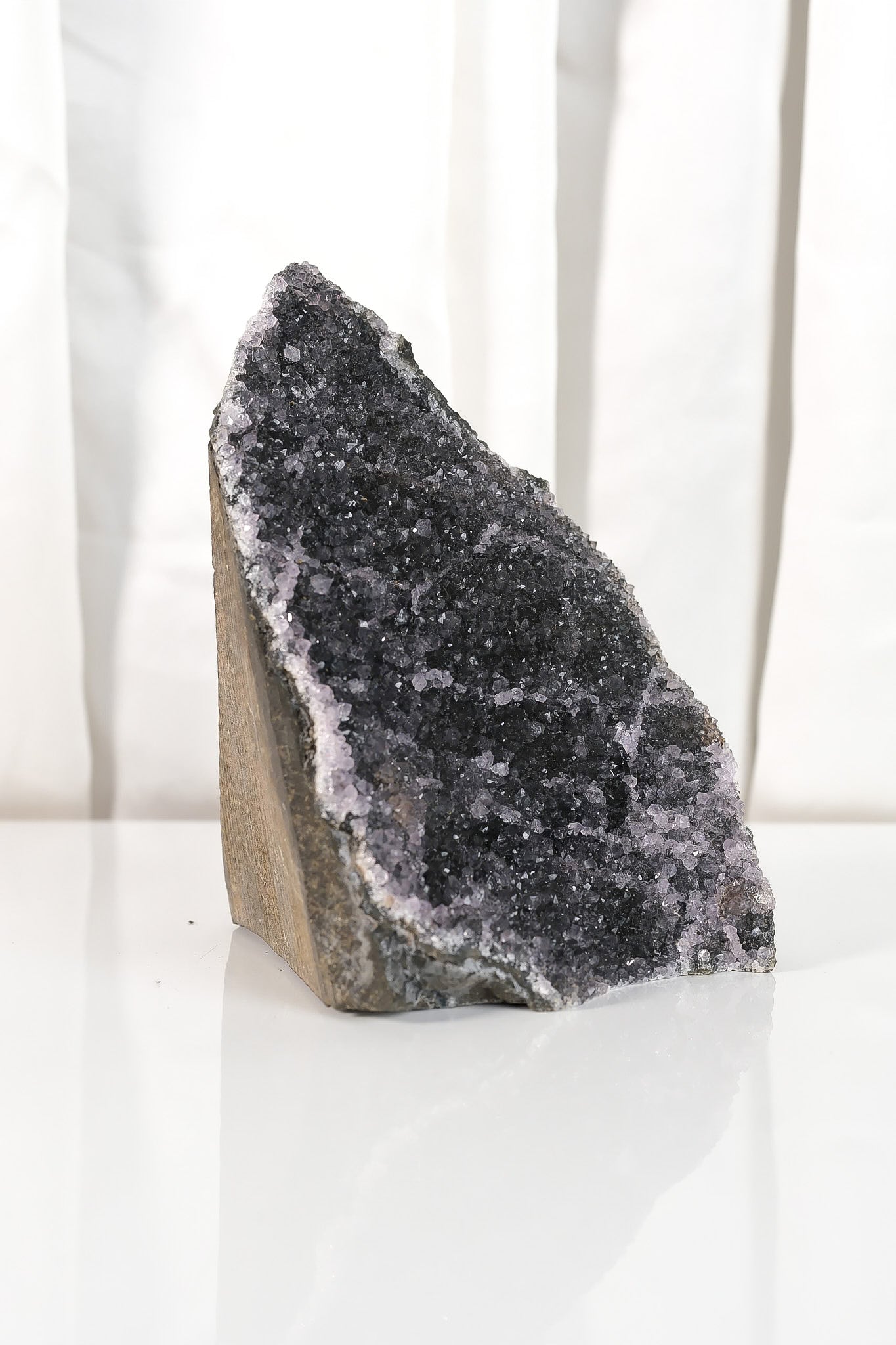 Black Galaxy Amethyst Cutbase