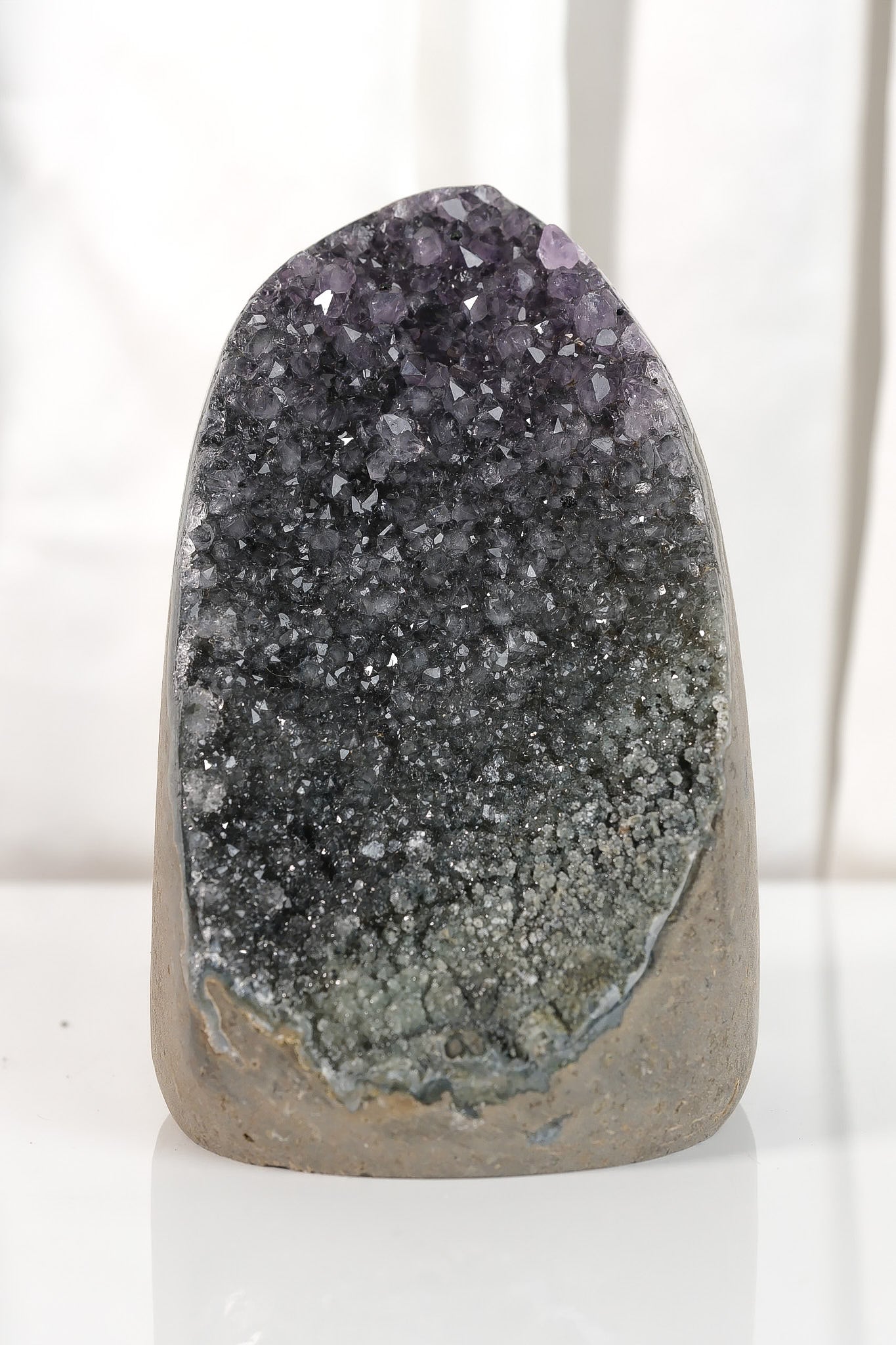 Rainbow Amethyst Cutbase Cluster