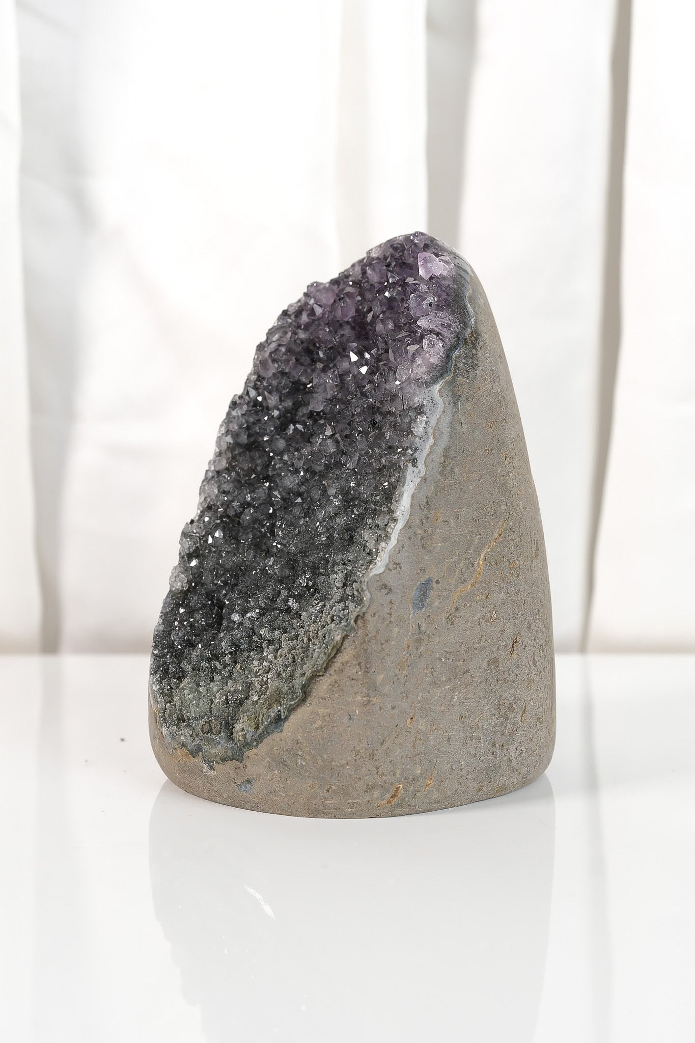 Rainbow Amethyst Cutbase Cluster