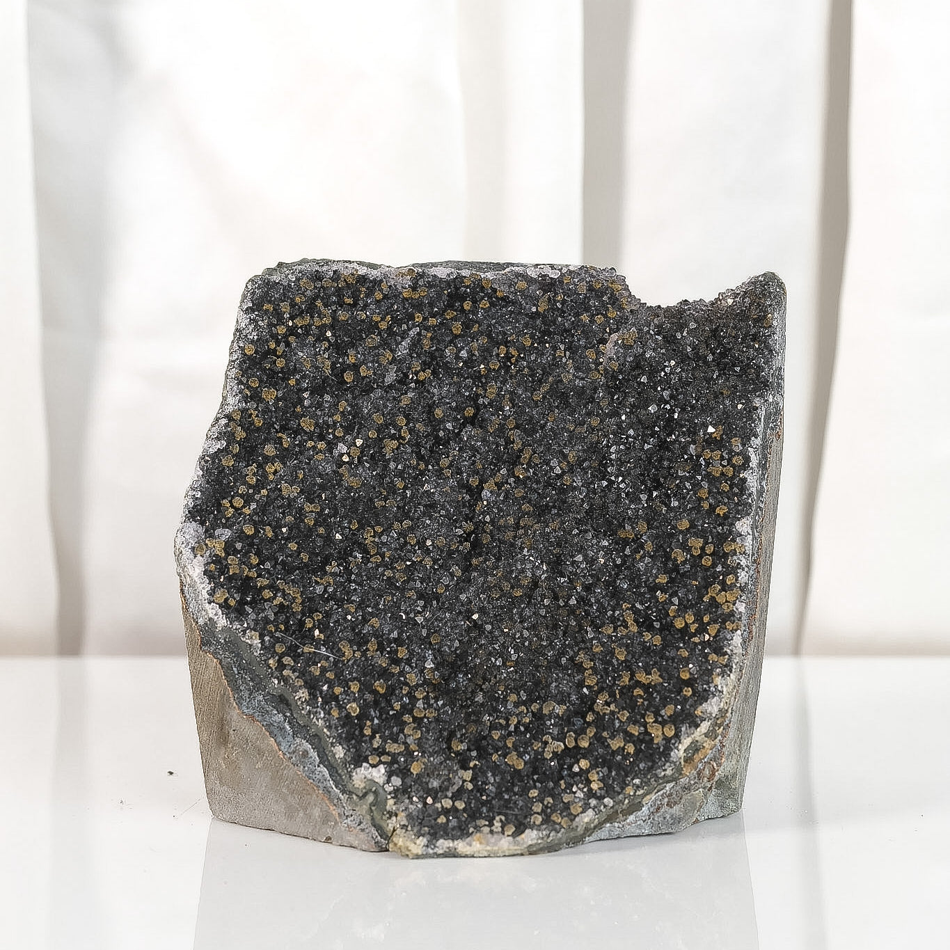 Black Galaxy Amethyst Cutbase