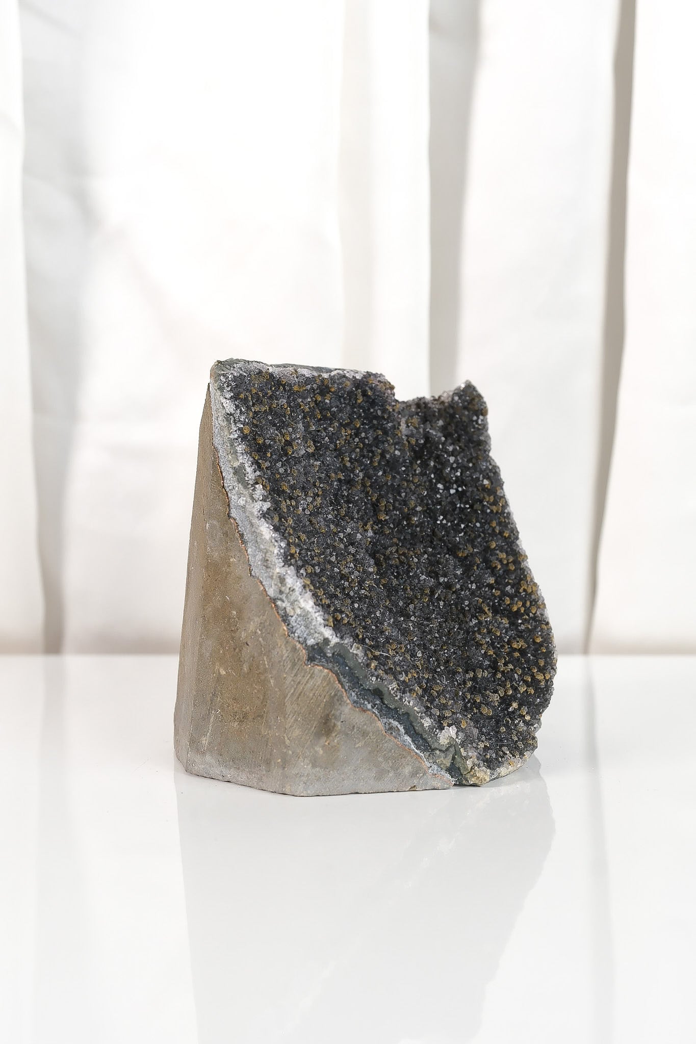 Black Galaxy Amethyst Cutbase