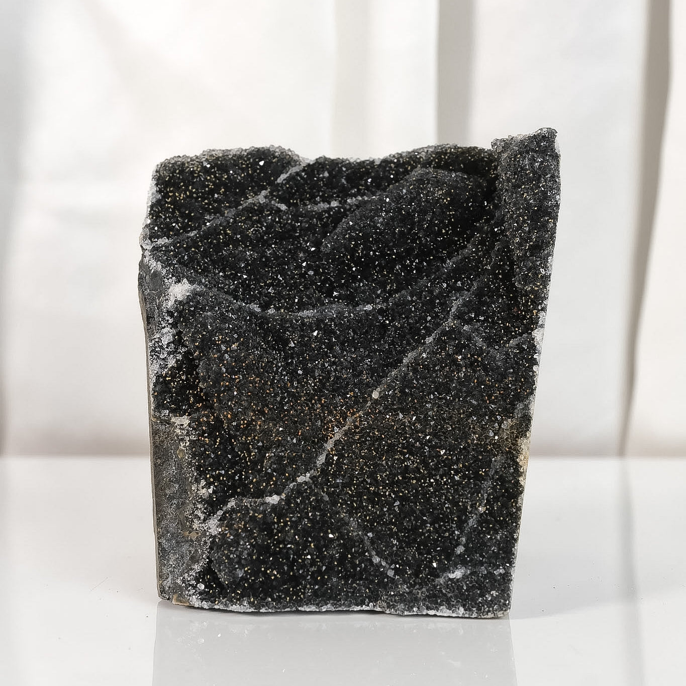Black Galaxy Amethyst Cutbase