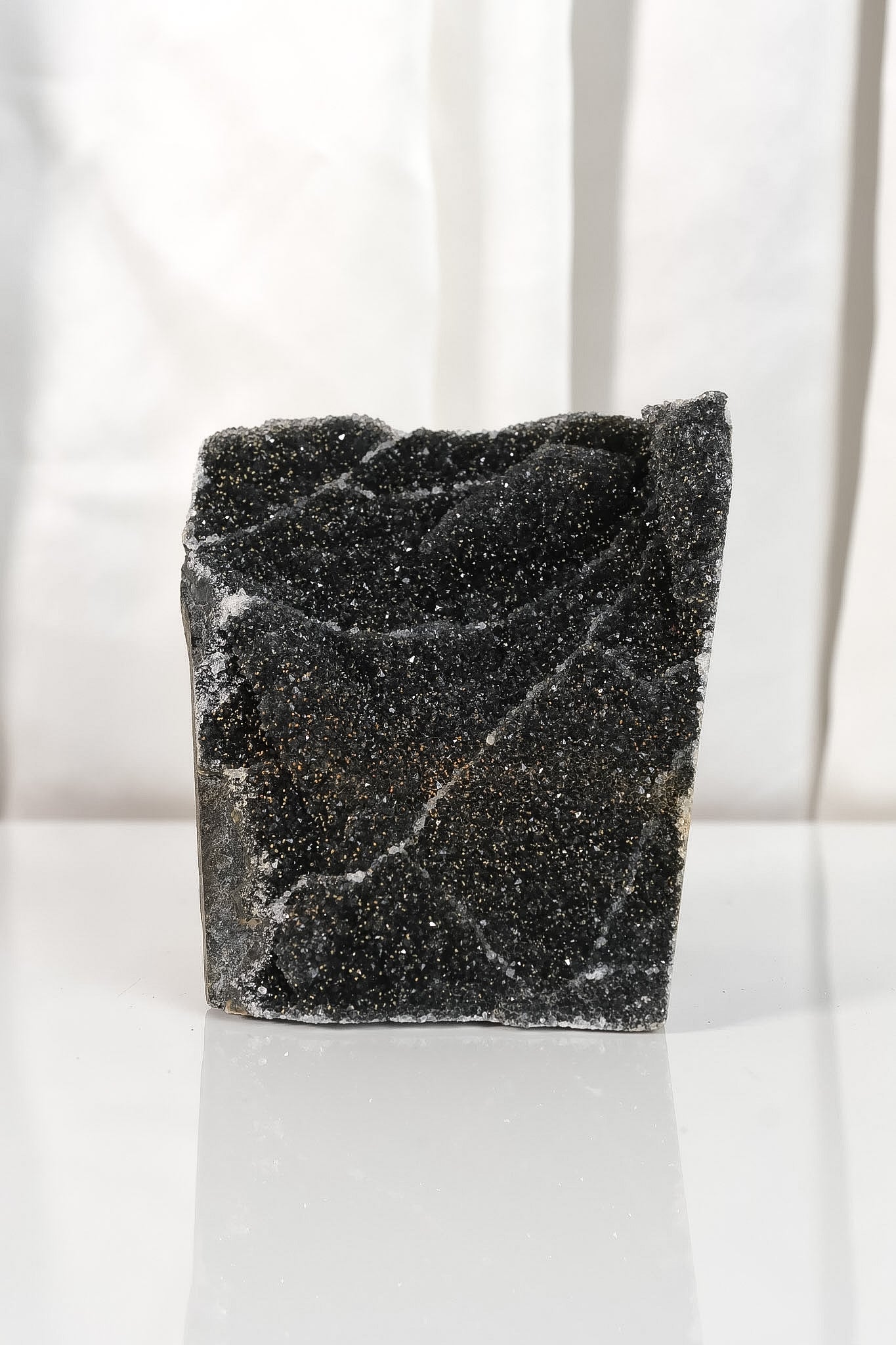 Black Galaxy Amethyst Cutbase