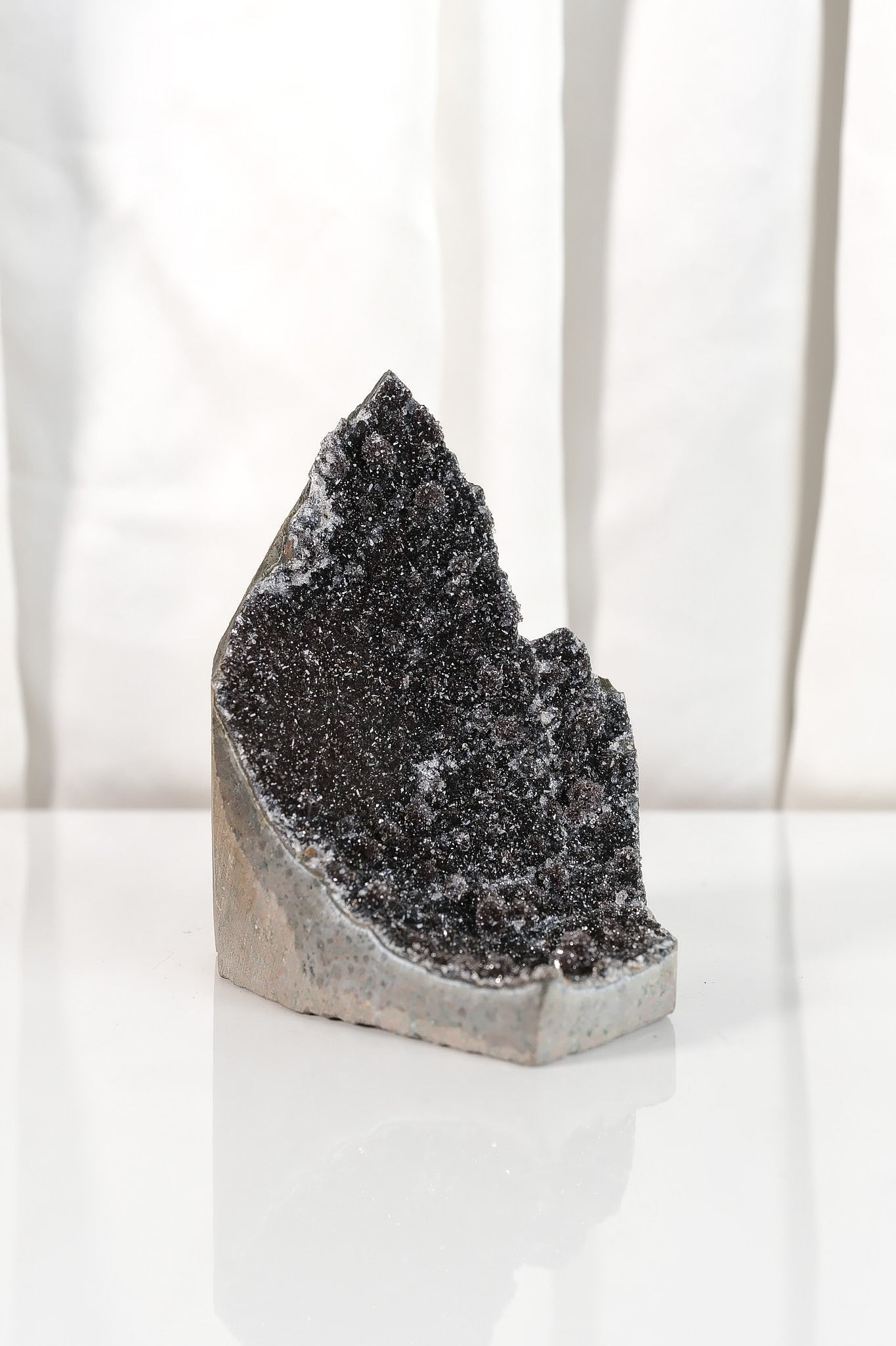 Black Galaxy Amethyst Cutbase