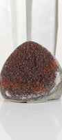High Quality Burgundy/Pink Sugar Coated Amethyst Cutbase Cluster