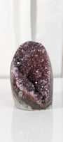 High Quality Burgundy/Pink Sugar Coated Amethyst Cutbase Cluster