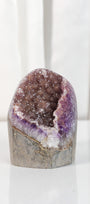 High Quality Burgundy/Pink Sugar Coated Amethyst Cutbase Cluster