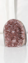 High Quality Burgundy/Pink Sugar Coated Amethyst Cutbase Cluster