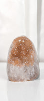 High Quality Orange/Brown Sugar Coated Amethyst Cutbase Cluster