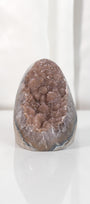 High Quality Orange/Brown Sugar Coated Amethyst Cutbase Cluster