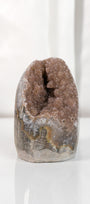 High Quality Orange/Brown Sugar Coated Amethyst Cutbase Cluster