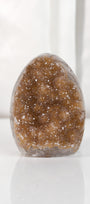 High Quality Orange/Brown Sugar Coated Amethyst Cutbase Cluster