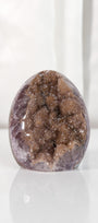High Quality Orange/Brown Sugar Coated Amethyst Cutbase Cluster