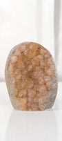 High Quality Orange/Brown Sugar Coated Amethyst Cutbase Cluster