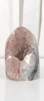 High Quality Rainbow Sugar Coated Amethyst Cutbase Cluster