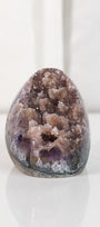 High Quality Rainbow Sugar Coated Amethyst Cutbase Cluster