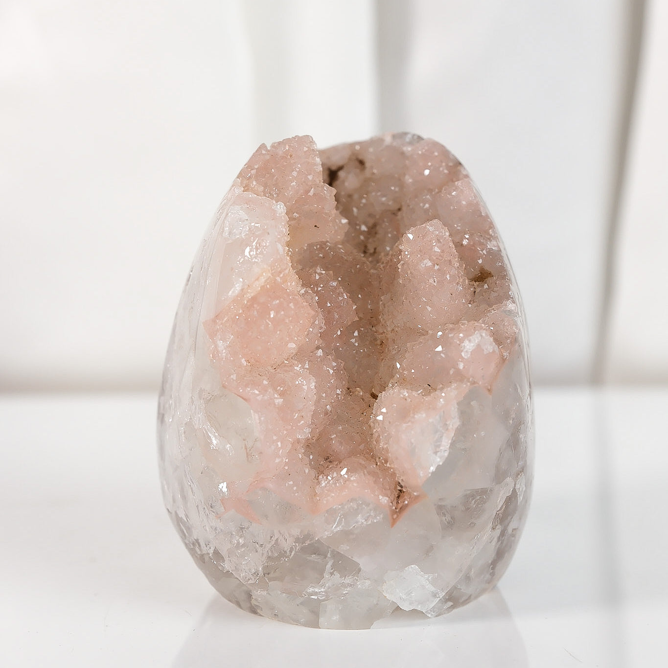 High Quality Rainbow Sugar Coated Amethyst Cutbase Cluster